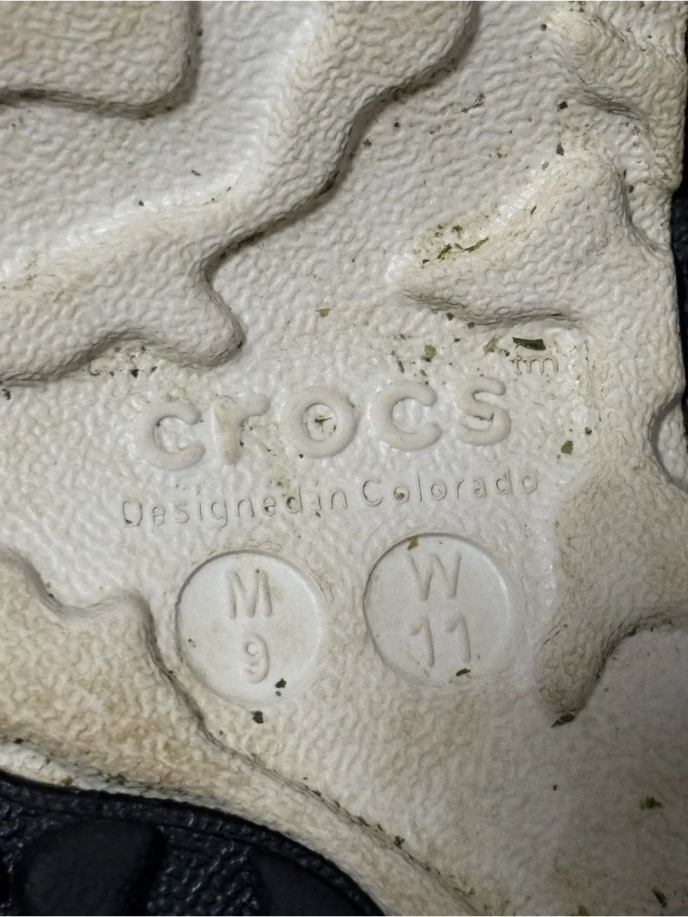 CROCS Men’s All-Terrain Clog in Beige with Black Soles